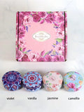 4 cans/set of hot melt wax aromatherapy set, homemade soy candle cup, flower candles for wedding and holiday decoration