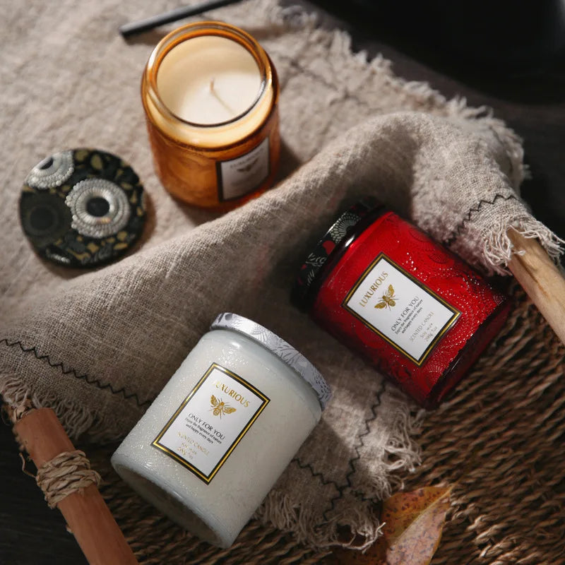 one Fragrant Candle Cans Room Decoration Soy Wax Smokeless Aroma Low Temperature Romantic Oil Fragrance Velas Birthday Candles