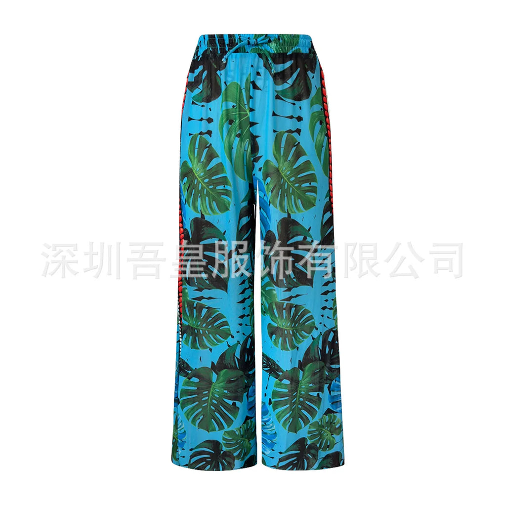 One Piece Swimsuit Women Long Sleeve Swimwear Pants UPF 50+ Quick-Dry Beachwear with Front Zipper New Print Beach Bathing Suit