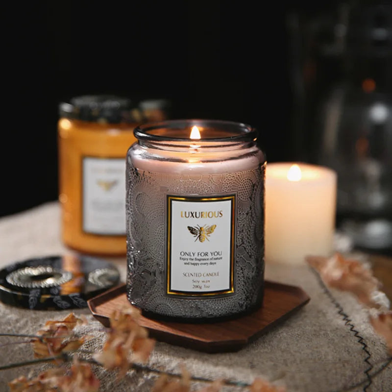 one Fragrant Candle Cans Room Decoration Soy Wax Smokeless Aroma Low Temperature Romantic Oil Fragrance Velas Birthday Candles