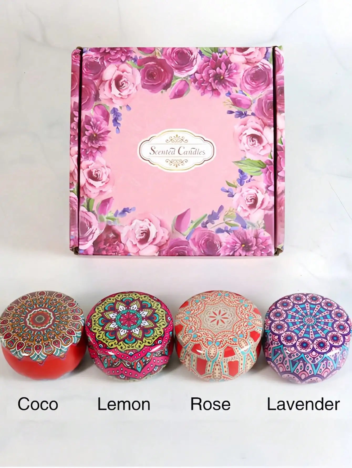 4 cans/set of hot melt wax aromatherapy set, homemade soy candle cup, flower candles for wedding and holiday decoration