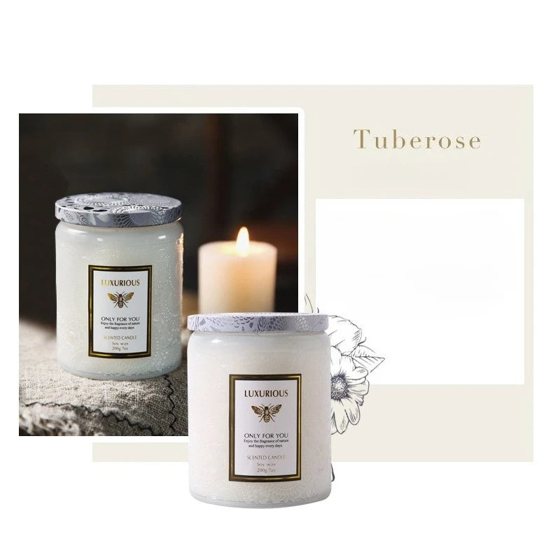 one Fragrant Candle Cans Room Decoration Soy Wax Smokeless Aroma Low Temperature Romantic Oil Fragrance Velas Birthday Candles