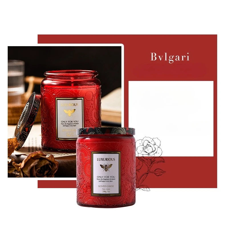 one Fragrant Candle Cans Room Decoration Soy Wax Smokeless Aroma Low Temperature Romantic Oil Fragrance Velas Birthday Candles