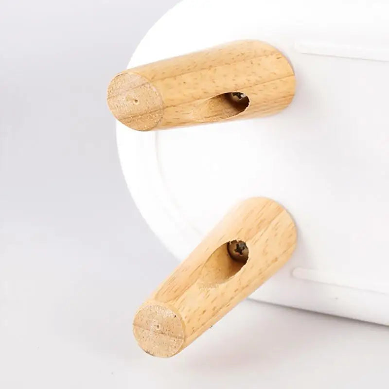 Indoor Plant With Indicator Wooden Leg Flower Containers Anti-slip Breathable Self Watering Pots Lazy Automatic Water Flowerpot