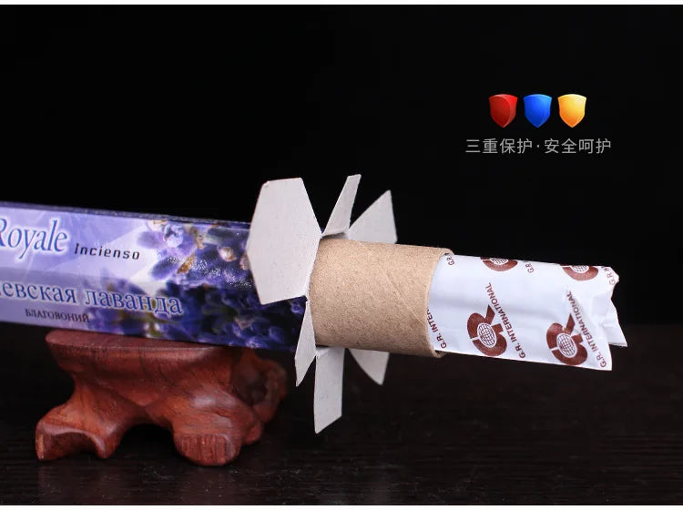 20pcs/set Home Fragrance Stick Incense Indian Royal Lavender Sandalwood gardenia Burning Artificial Scent  for Healthy Yoga Room