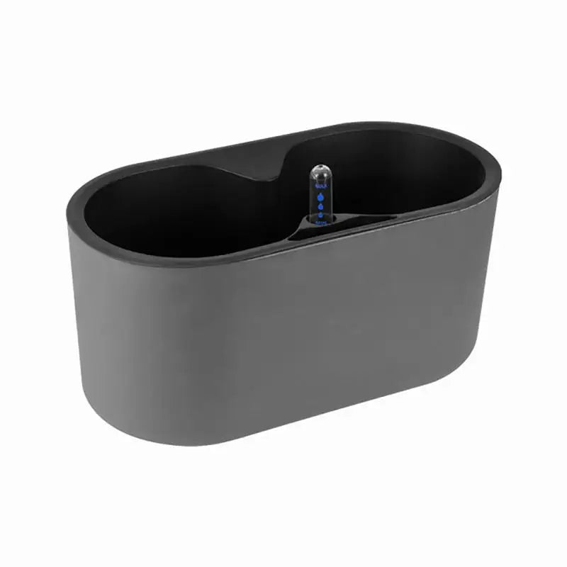 Indoor Plant With Indicator Wooden Leg Flower Containers Anti-slip Breathable Self Watering Pots Lazy Automatic Water Flowerpot