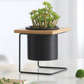 Plant Pot Nordic Creative Indoor Balcony Table Flower Pot Decoration Flower Stand Home Decoration Wrought Iron Metal pot