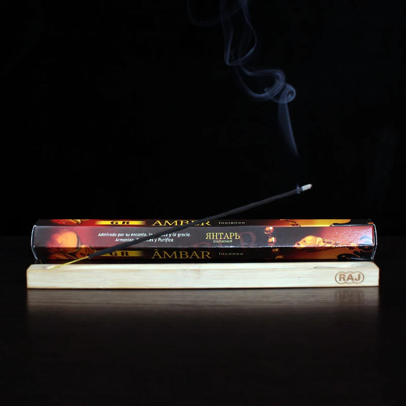 India Incense Amber Aroma Incense Stick Original Imported Big Box Air Clean Fragrance Incense Home Decor