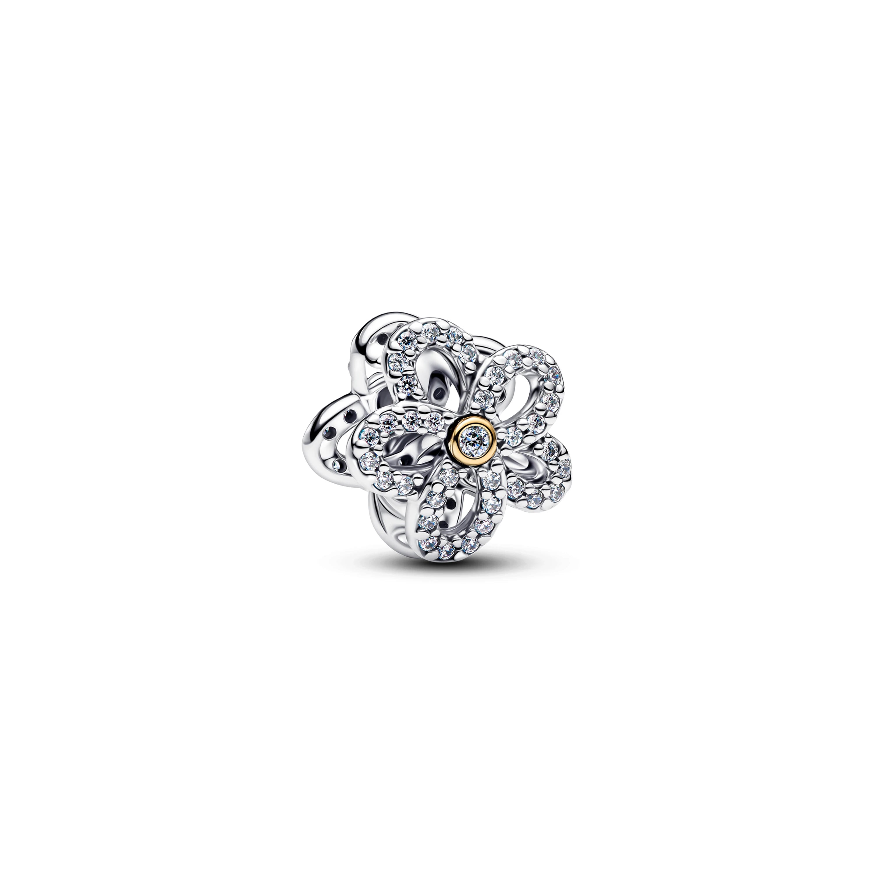 New 925 Sterling Silver Four Leaf Clover Flower Ear Stud Ring Pendant Bead fit DIY Women's Bracelets Necklaces Jewelry Gifts