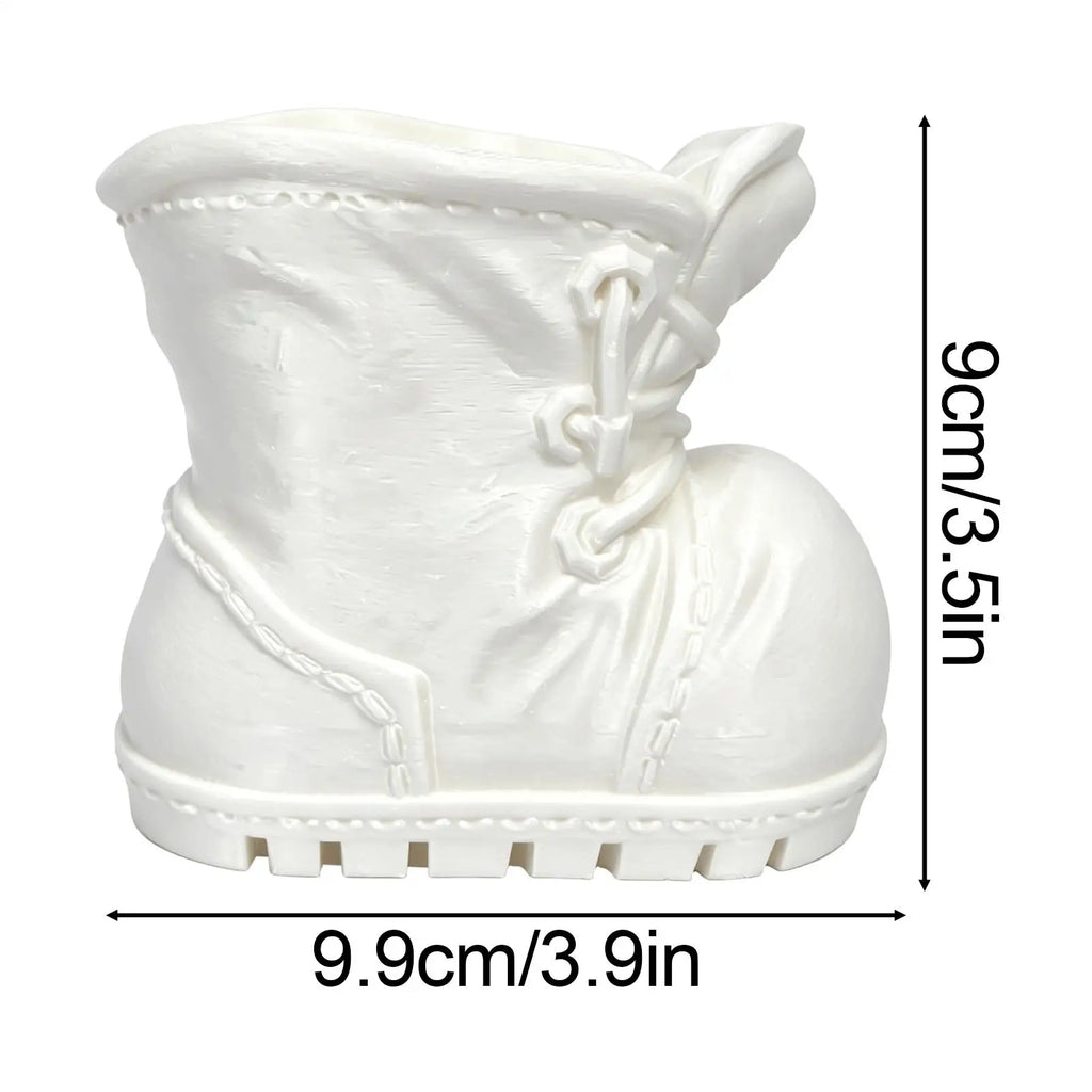 Flower Pots For Indoor Plants Boot Shaped Container Flowerpot Planter Windowsill Garden Pots For Desks Bookshelves Windowsills