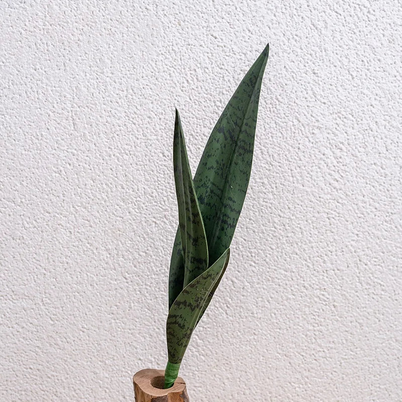 No Watering Required Artificial Snake Plant Indoor Decoration Easy Setup Long-Lasting Quality Sturdy Materials