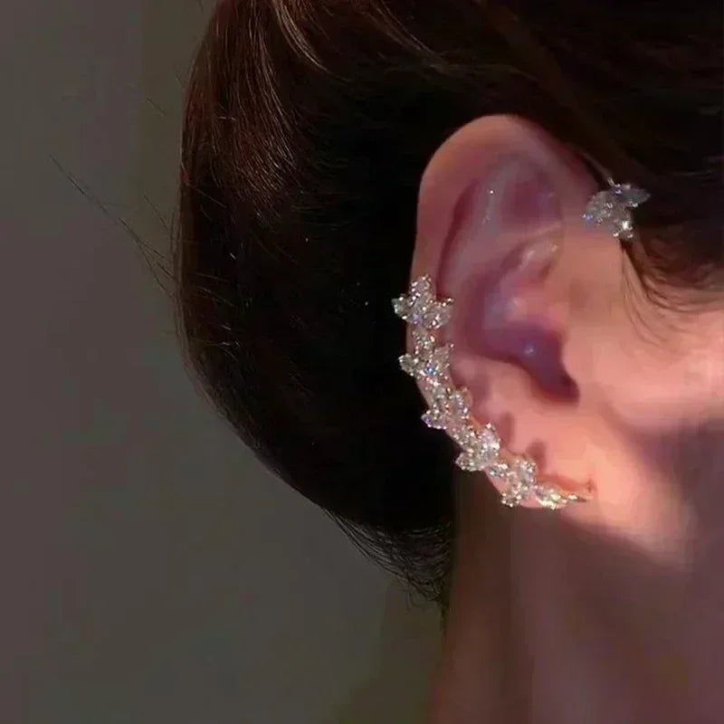 Fashion Korean Women Retro Drip Glaze Red Flower Earrings Women for Delicate Earrings Luxury Couple Engagement Jewelry Gift