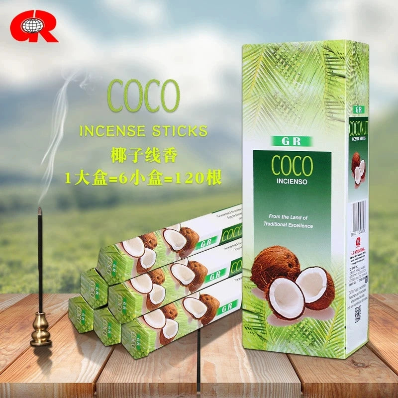20 Sticks India Palo Santo Incense Sandalwood Household Bedroom Toilet Agarwood Tibetan Line Aromatherapy Incense Sticks