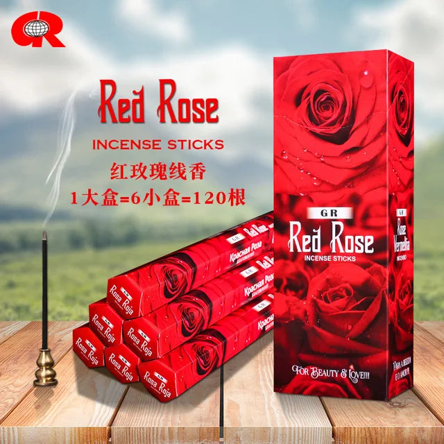 T68 20 Sticks Fragrances India Incense Stick Handmade Aromatherapy Sticks Sandalwood Lavender Meditation Incenses