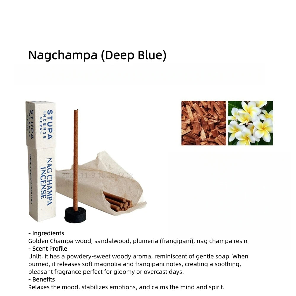 Natural Handmade Plant Incense Sticks,Natural Plant Material,Incense for Home & Meditation,Myrrh Incense,STUPA Nepalese Incense