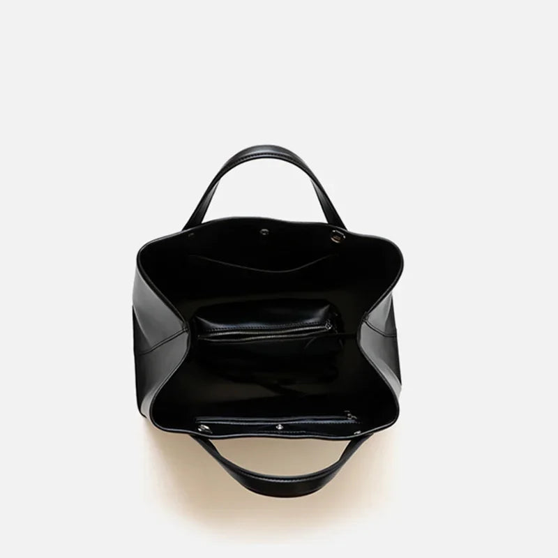 2026 New Arrival Genuine Leather Casual Totes High Quality Women Shoulder Crossbody Bags Ladies Large Versatile Handbags Coffee