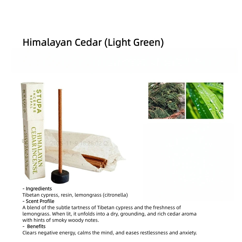 Natural Handmade Plant Incense Sticks,Natural Plant Material,Incense for Home & Meditation,Myrrh Incense,STUPA Nepalese Incense