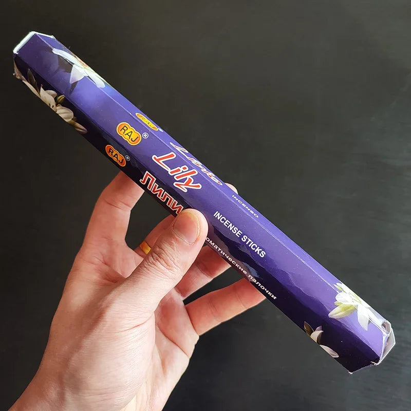 Y 20 Sticks Sandalwood India Incenses Natural Palo Santo Sage Indian Incense Stick Lavender Lotus Rose Line Tibetan Aromatherapy