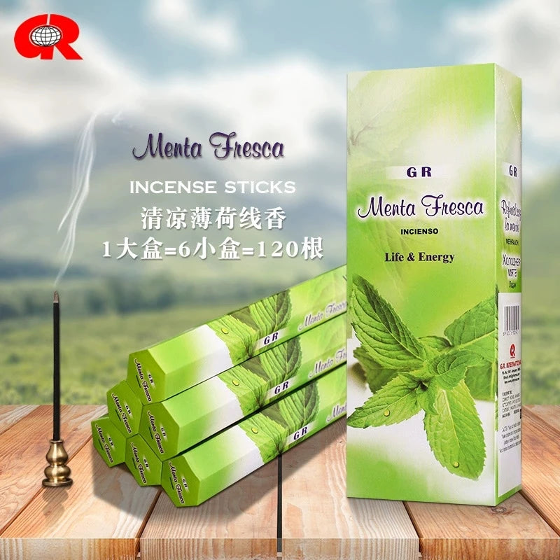 20 Sticks India Palo Santo Incense Sandalwood Household Bedroom Toilet Agarwood Tibetan Line Aromatherapy Incense Sticks