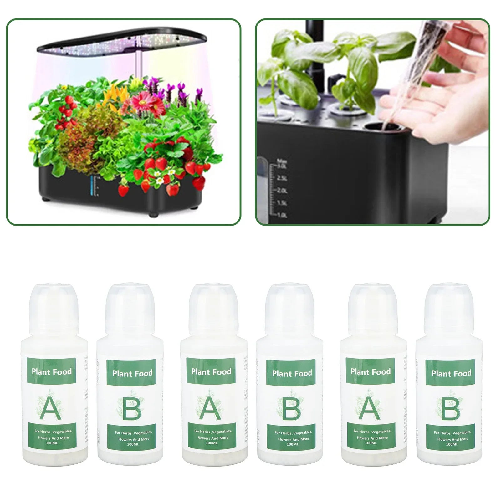 Hydroponic Plant Food Plant Growing Hydroponic Nutrients Indoor Plant Food for Vegetables Fruit Indoor Plant Food