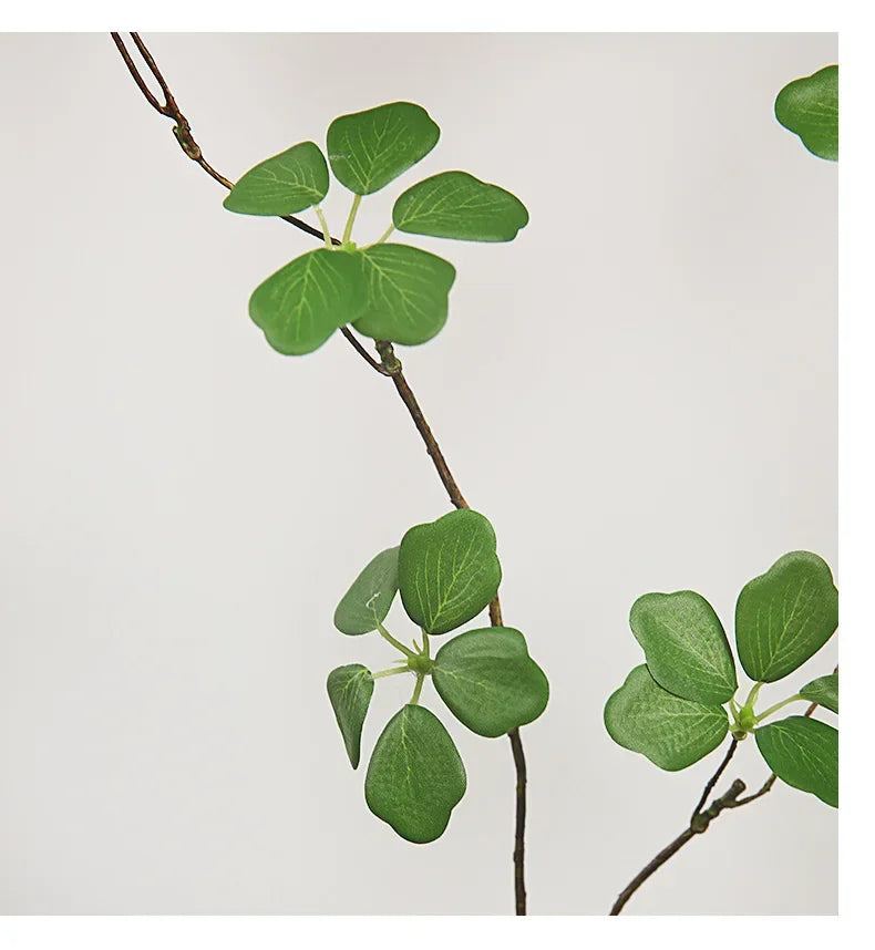 Artificial Plants Guanyin Lotus Leaf 90cm/35.4in Fresh Pastoral Style Home Decoration Living Room Table Decoration Fake Plants