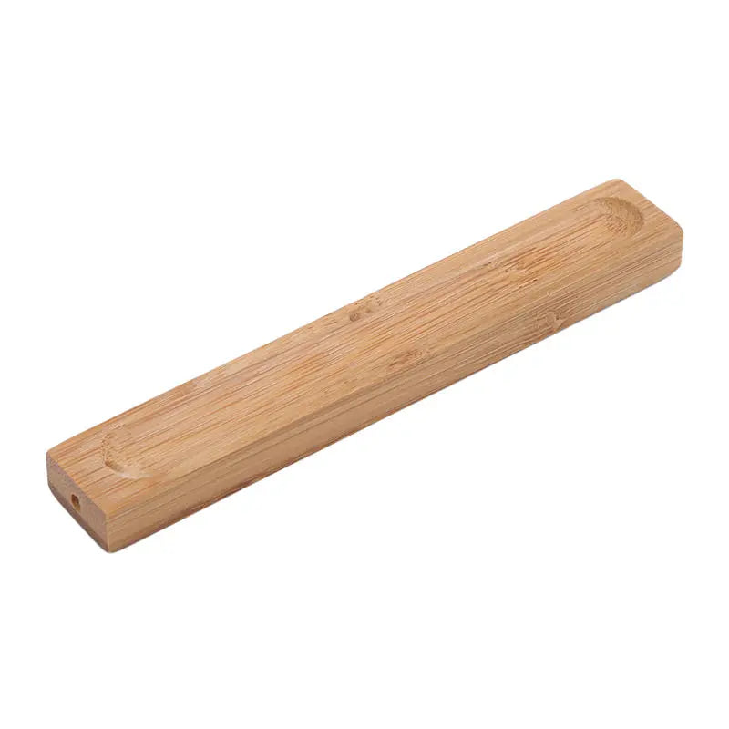 Useful Bamboo Material Stick Plate Incense Holder Fragrant Ware Stick Incense Burner Bamboo Line Incense Burner High Quality