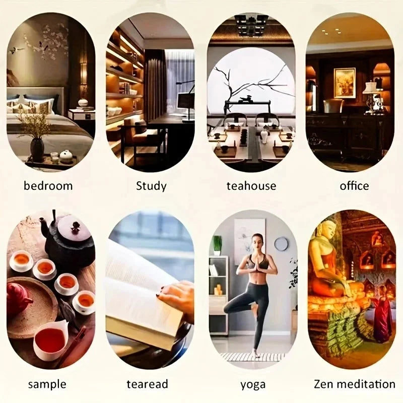 91pcs Premium Sandalwood Incense Stick Aromatherapy Home Toilet Peace Tibetan Line Incense Praying Health Love Wealth Meditation
