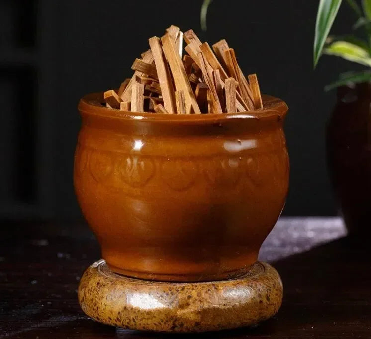 10/50g Natural Sandalwood Sticks Incense Natural Hand Split Wood Strips Purifying Healing Meditation Stress Relief Aromatherapy