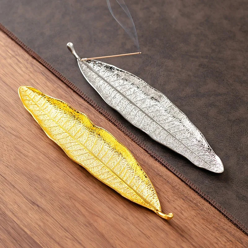 Boat Old Men Fishing Incense Stick Creative Leafs Censer Incense Holder Aromatherapy Ornament Home Indoor Incense Burner