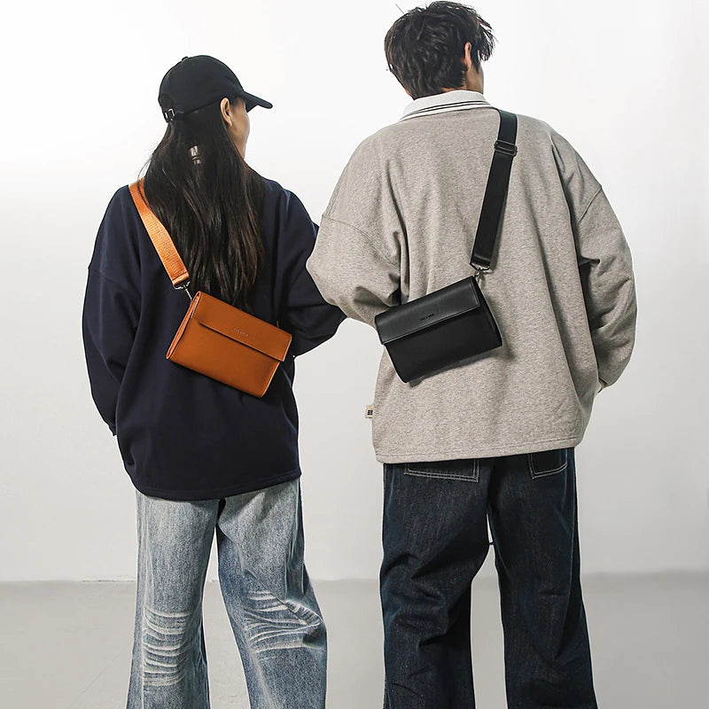 Designer Men Bag Fashion Shoulder Bag Business Briefcase Unisex Messenger Bags Vintage Leather Crossbody Bag Casual Man Handbags