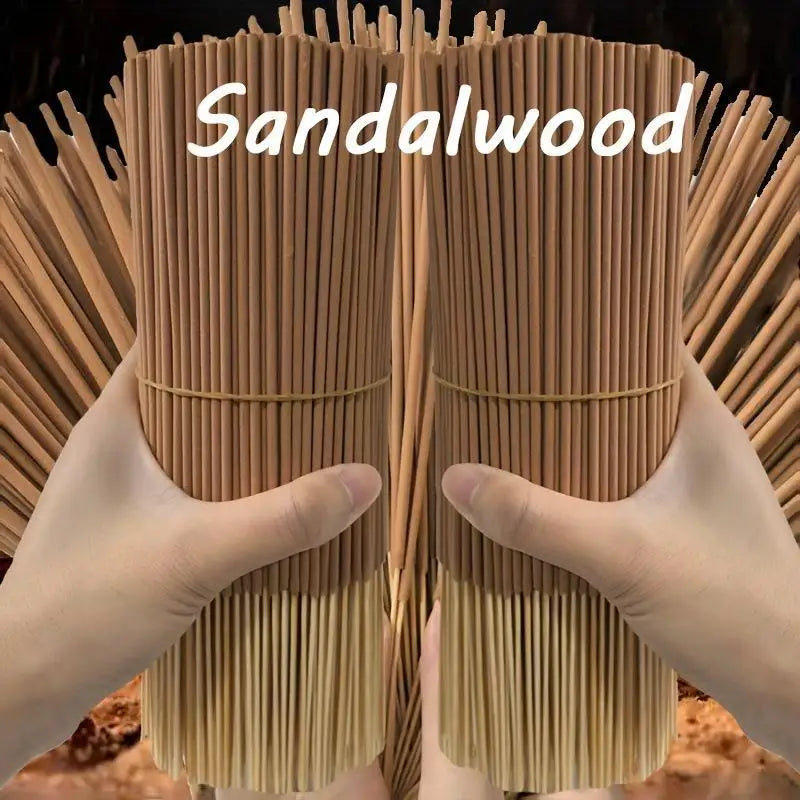 25/50/75/100/150Pcs Sandalwood Incense Sticks 22.0cm Suitable For Yoga Meditation Spa Home Office Fragrance