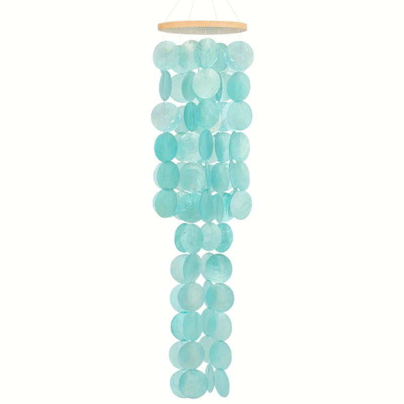 2025 Wonderful Wind Chimes For Outside - Shells Windchime Coastal Style Decor For Indoor/Outdoors, Garden Decor, Great For Women