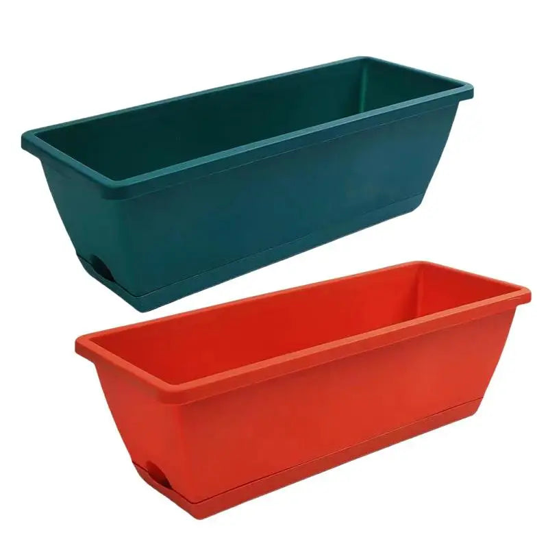 Indoor Self Absorbing Flower Pot For Vegetables Compact With Drainage Tray For Office Windowsill Or Home Decor
