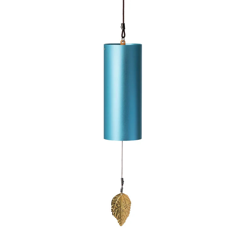 Healing Koshi Chime for Yoga & Meditation, Japanese Style Bamboo Hand-cranked Wind Chime, Zen Decor Metal Chord Chime Ornament