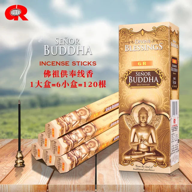 T68 20 Sticks Fragrances India Incense Stick Handmade Aromatherapy Sticks Sandalwood Lavender Meditation Incenses