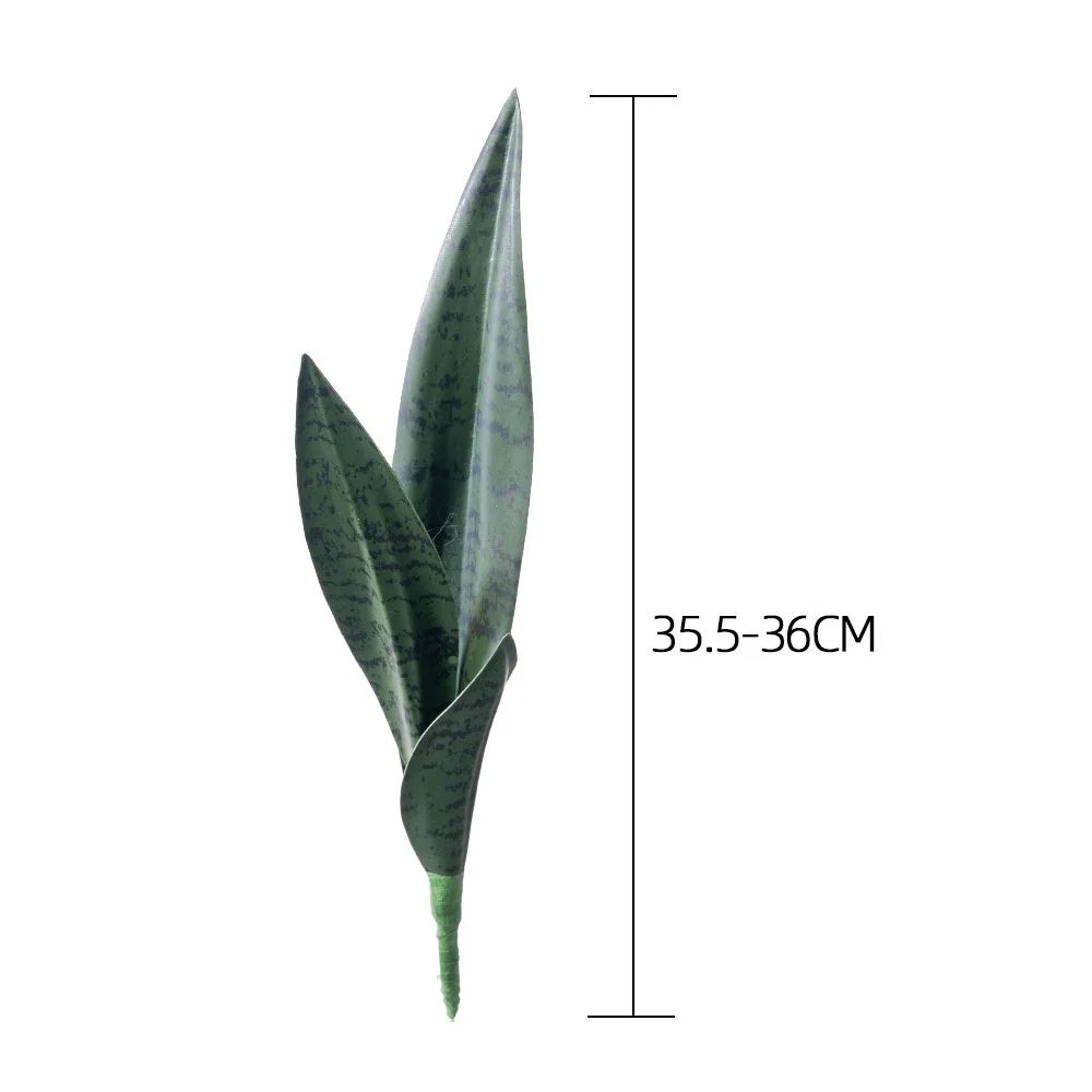 No Watering Required Artificial Snake Plant Indoor Decoration Easy Setup Long-Lasting Quality Sturdy Materials