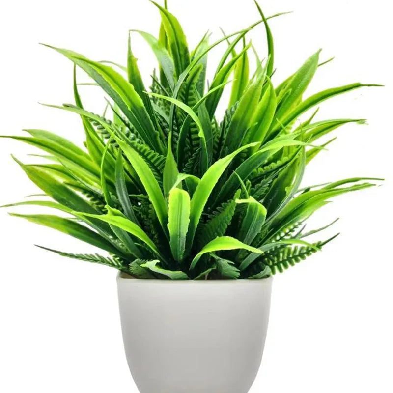 Artificial Bonsai Green Fake Plant Potted Plants Indoor and Outdoor Home Bedroom Decorations Living Room and Bedroom Decoration