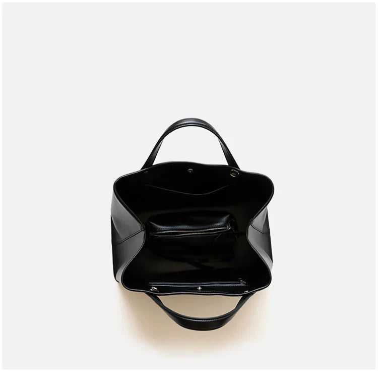 2026 New Arrival Genuine Leather Casual Totes High Quality Women Shoulder Crossbody Bags Ladies Large Versatile Handbags Coffee