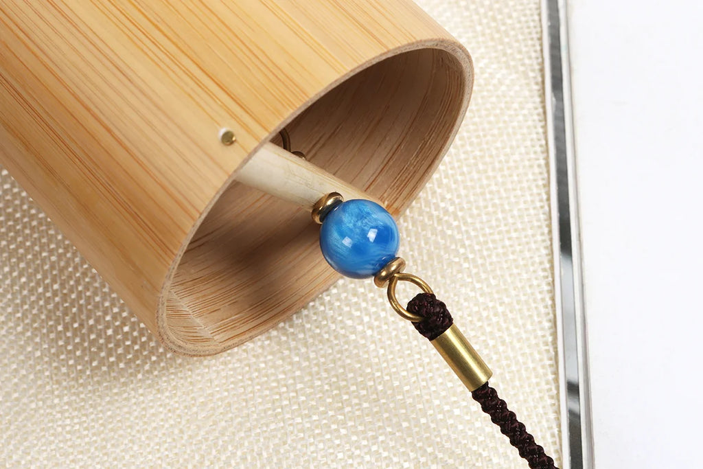 Bamboo Wind Chimes Chords Handmade Musical Windchime Sound Healing Wind Bell Musical Instruments Home Garden Patio Decoration