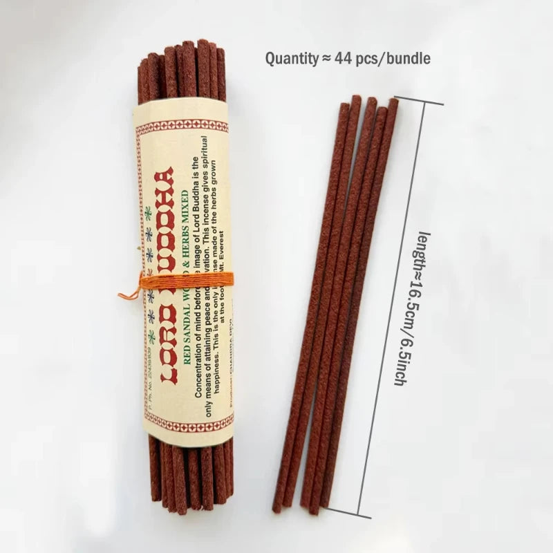 44PCS Tibetan Herbal Incense Sticks Long Lasting Aromatic Incense for Fragrance for Home Palo Santo Sandalwood