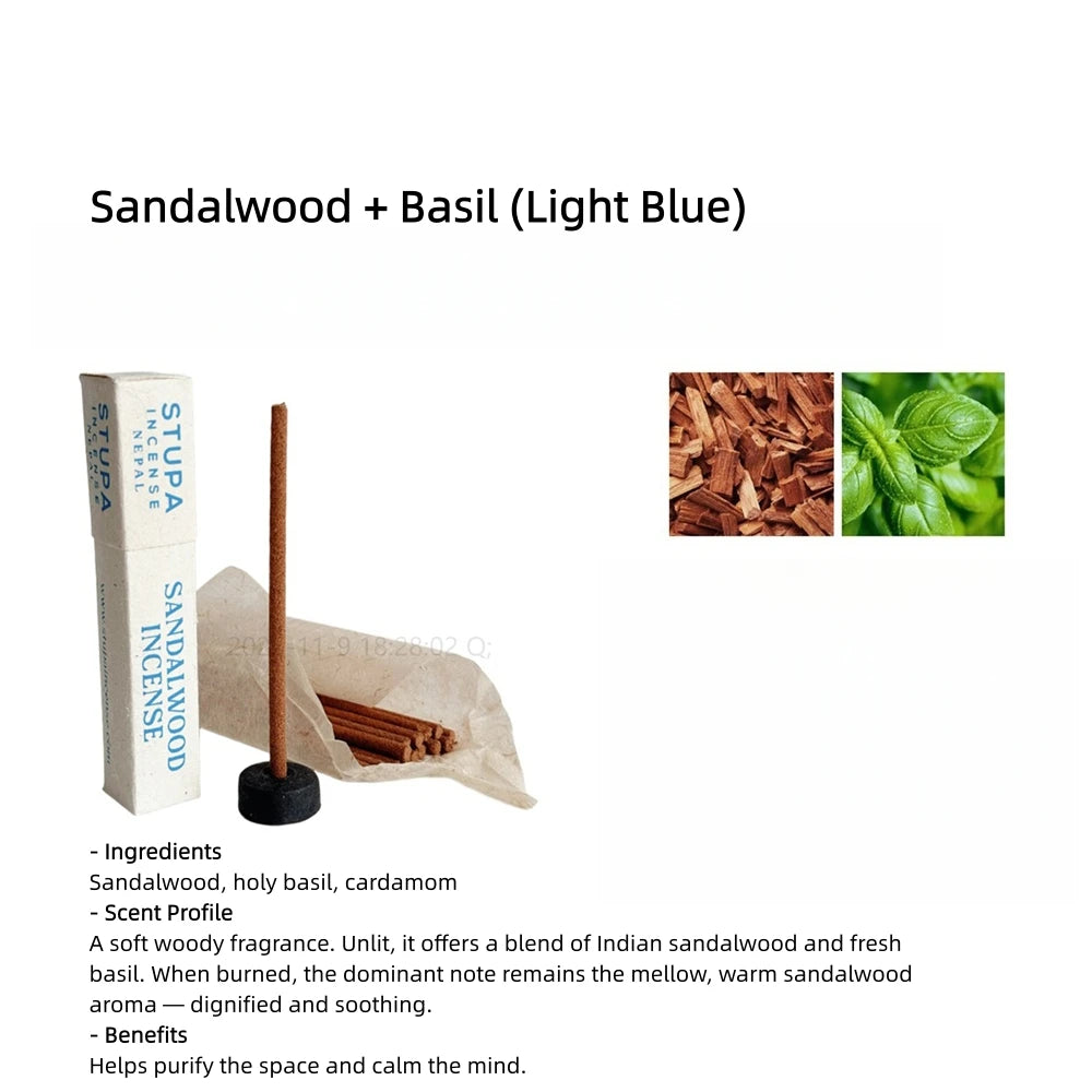 Natural Handmade Plant Incense Sticks,Natural Plant Material,Incense for Home & Meditation,Myrrh Incense,STUPA Nepalese Incense