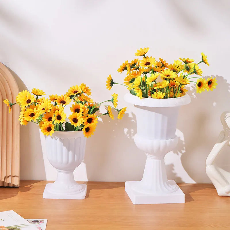 Plastic Succulent Pot, Nordic Minimalist Mini Planter for Desktop, Trending Indoor Flower Container