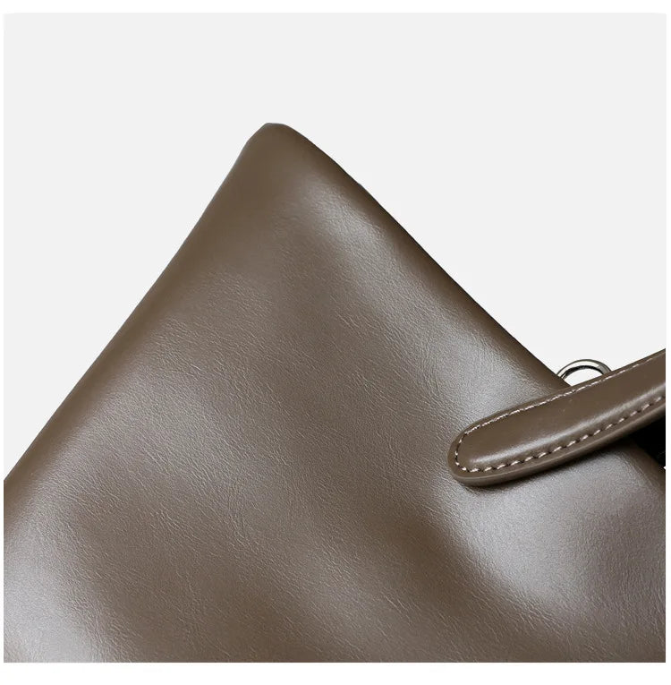 2026 New Arrival Genuine Leather Casual Totes High Quality Women Shoulder Crossbody Bags Ladies Large Versatile Handbags Coffee