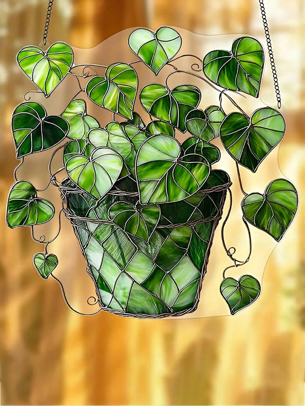 1 piece of green leafy plant sunshade, plant wall art, plant enthusiast gift, indoor garden decoration, home decoration