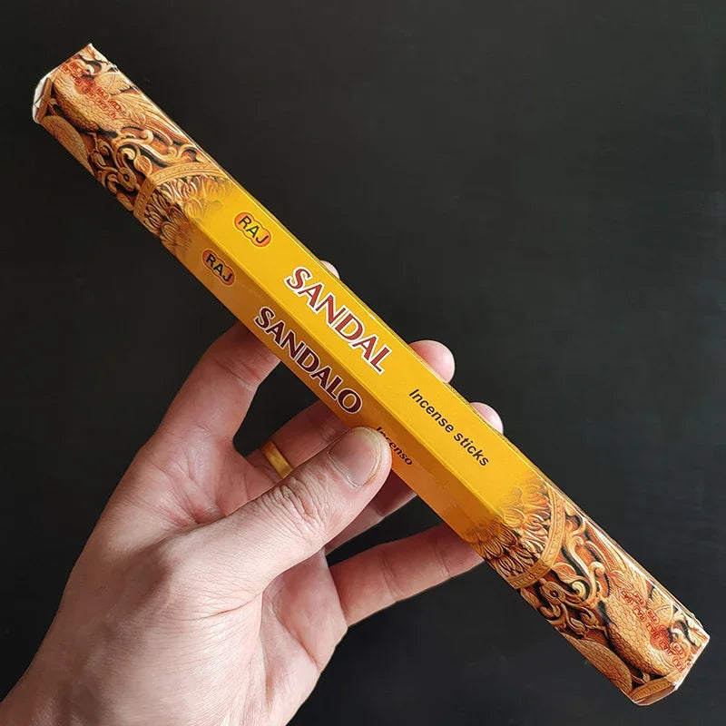 Y 20 Sticks Sandalwood India Incenses Natural Palo Santo Sage Indian Incense Stick Lavender Lotus Rose Line Tibetan Aromatherapy