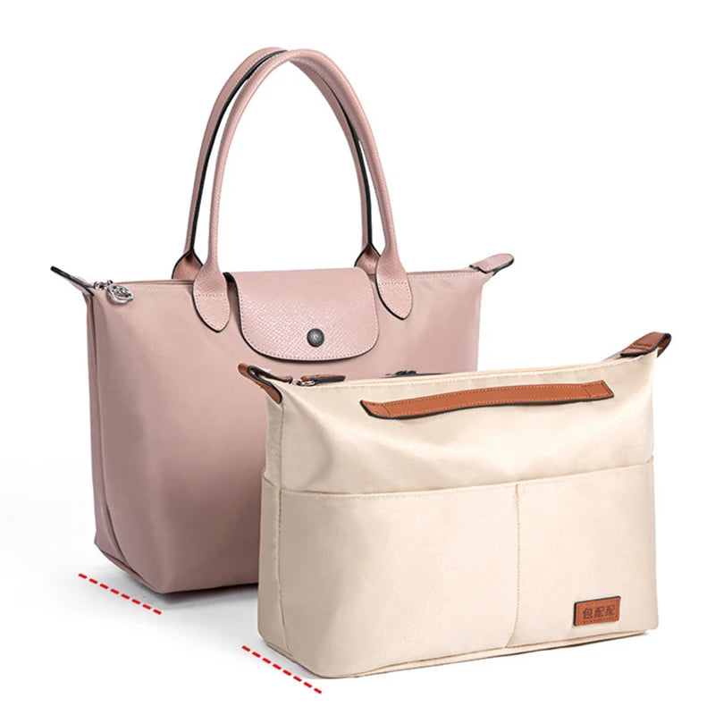 EverToner Nylon Insert Organizer Bag for Longch-mp LE PLIAGE Bag Luxury Handbags Travel Inner Purse Portable Makeup Bags