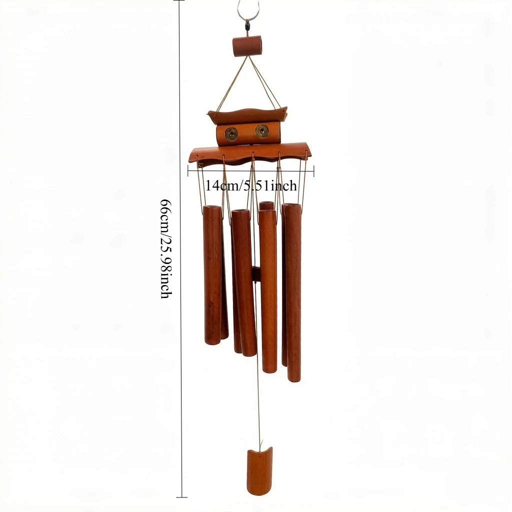 Wind Chime Handmade Garden Decoration Suitable for Porch, Patio, Outdoor Relaxing and Soothing Wind Chime for Home, Office, Temp