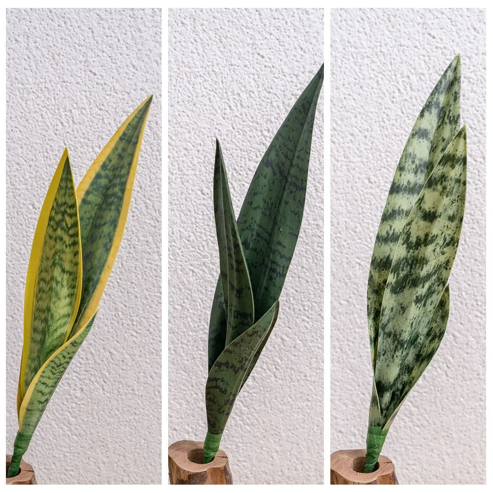 No Watering Required Artificial Snake Plant Indoor Decoration Easy Setup Long-Lasting Quality Sturdy Materials