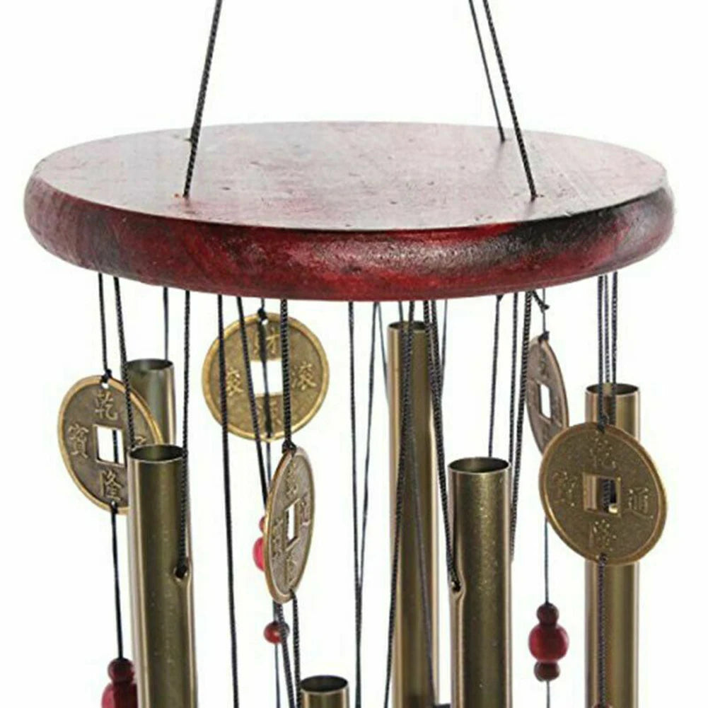 Wind Chime Angel Metal Aluminum Tubes Bell Wind Chime Creative Hollow Home Garden Wall Hanging Decoration Handmade Gift