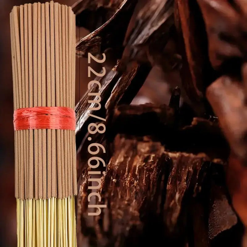 25/50/75/100/150Pcs Sandalwood Incense Sticks 22.0cm Suitable For Yoga Meditation Spa Home Office Fragrance